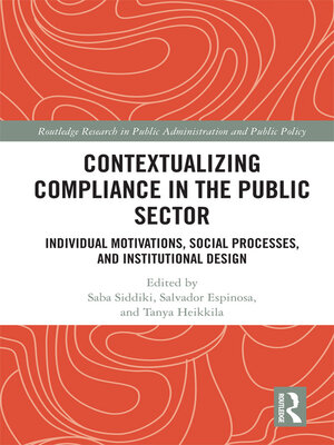cover image of Contextualizing Compliance in the Public Sector